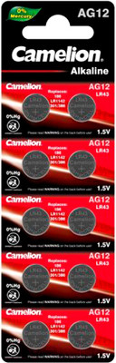 Комплект батареек Camelion АG12-BP10 Mercury Free / 12820