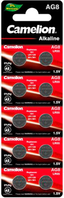 Комплект батареек Camelion АG8-BP10 Mercury Free / 12816