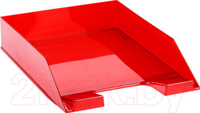 Лоток для бумаг Стамм Фаворит / ЛТГ-30565 (красный)