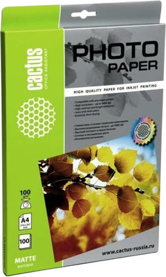Фотобумага Cactus CS-MA4100100