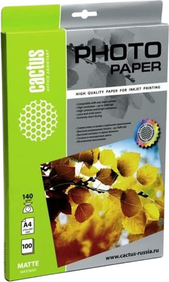 Фотобумага Cactus CS-MA4140100