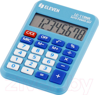 Калькулятор Eleven LC-110NR-BL (голубой)