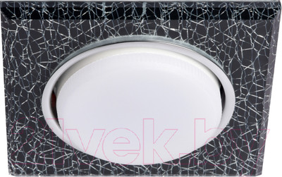 Точечный светильник ЭРА DK LD50 WH/BK GX53 / Б0057469 (белый/черный)