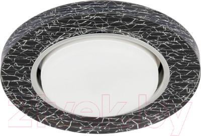 Точечный светильник ЭРА DK LD51 WH/BK GX53 / Б0057464 (белый/черный)