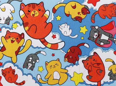 Картина по номерам Школа талантов Парящие котята / 9085901