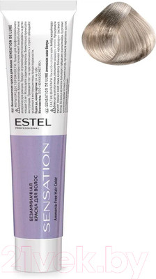 Крем-краска для волос Estel Sensation De Luxe 9/17 (блондин пепельно-коричневый)
