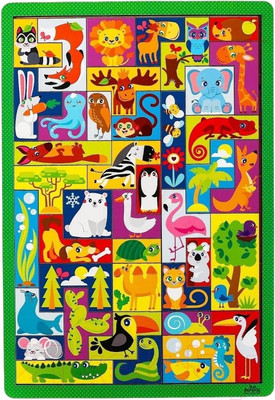 Развивающая игра Лесная мастерская Головоломка. Тетрис. Изучаем животных / 4276028