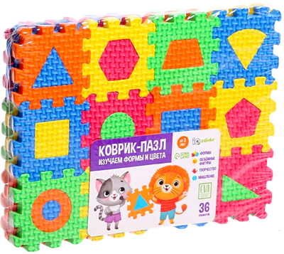 Коврик-пазл Zabiaka Формы и цвета / 5306431