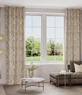 Штора LEGRAND Каприз N 150x260 / 58109871 (трюфель)