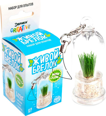 Набор для выращивания растений Эврики Живой брелок / 5202520