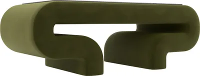 Журнальный столик Лига Диванов Волна (микровельвет зеленый)