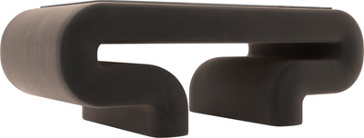 Журнальный столик Лига Диванов Волна (велюр коричневый)