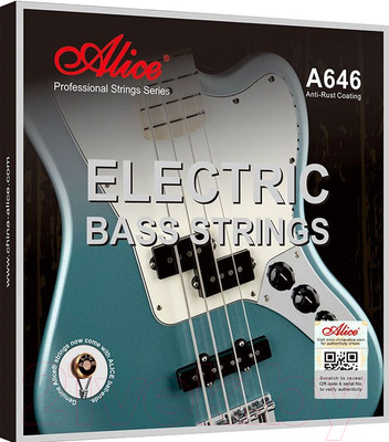 Струны для бас-гитары Alice A646(4)-M