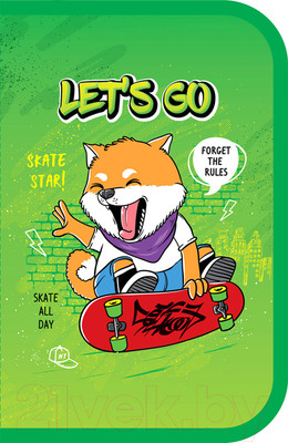 Пенал ArtSpace Let's go / ПТ1_49678
