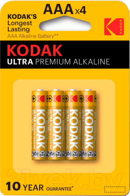 Комплект батареек Kodak LR03-4BL Ultra Premium K3A-4 U / 30959521 (4шт)
