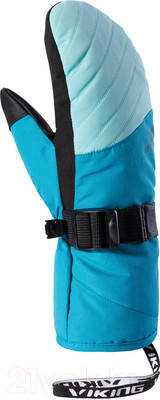 Варежки лыжные VikinG Espada Mitten / 113/24/4599-7100 (р.6, бирюзовый)