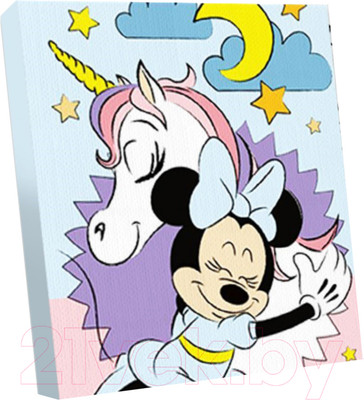 Картина по номерам Disney Самой красивой Минни Маус и единорог / 4825304