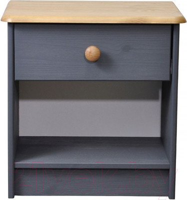 Прикроватная тумба Dipriz Д.1411.2 (серый воск/антик)