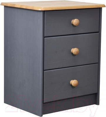 Прикроватная тумба Dipriz Д.1413.2 (серый воск/антик)