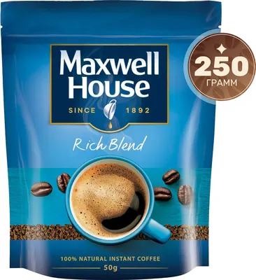 Кофе растворимый Maxwell House Натуральный (50г)