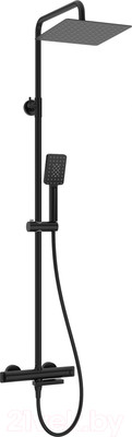 Душевая система со смесителем Deante Nero NAC N1HT