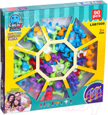 Развивающий игровой набор Sima-Land Забавные присоски LSB7006 / 6914547