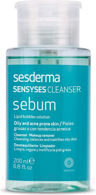 Лосьон для снятия макияжа Sesderma Sebum Липосомальный Для жирной и склонной к акне кожи (200мл)