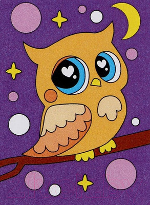 Картина по номерам Школа талантов Совушка на ветке / 9071316