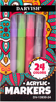 Набор маркеров Darvish DV-13930-24 (24цв)