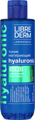 Тоник для лица Librederm Sebo Гиалуроновый матирующий для жирной кожи (200мл)