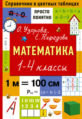 Учебное пособие АСТ Математика. 1-4 классы, мягкая обложка (Узорова Ольга)