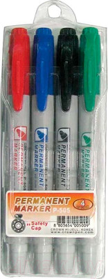 Набор маркеров CrowN Multi Marker Super Slim / P-505F-4 (4цв)