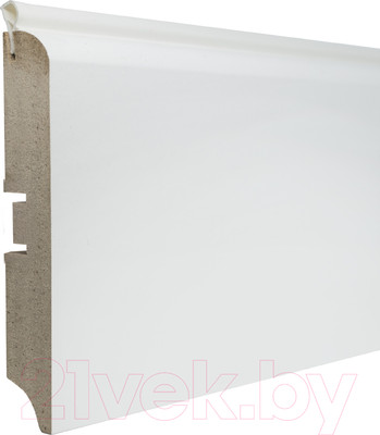 Плинтус Smartprofile МДФ Нide 100М (2.4м, белый)