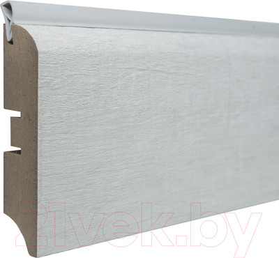 Плинтус Smartprofile МДФ Hide 80М Дуб винтаж светло-серый (2.4м)