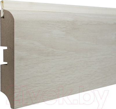Плинтус Smartprofile МДФ Hide 80М Дуб Филадельфия светлый (2.4м)