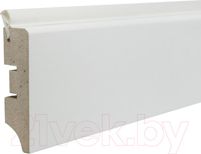 Плинтус Smartprofile МДФ Нide 60 (2.4м, белый)