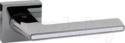 Ручка дверная Lockit Комета на квадратной розетке PC/White