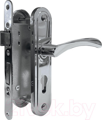 Замок врезной Vettore 5523-2 CP С ручкой (хром)