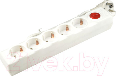 Сетевой фильтр Uniel Universal S-GSU5-3 / UL-00001744 (3м, белый)