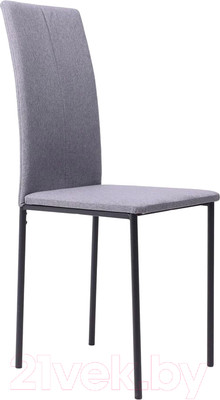 Стул Listvig Слим (графит Tesla Graphite/черный)