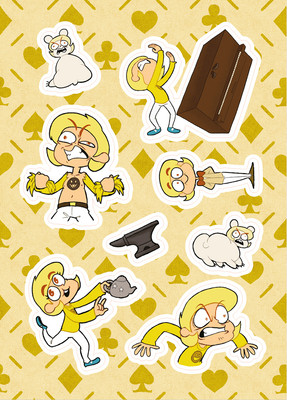 Набор наклеек Эксмо 13 Карт. Феликс. Земля Королей / 9785604721094 (Нечитайло Ф.)