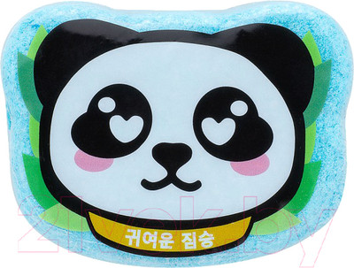 Бомбочка для ванны Лаборатория Катрин Милая панда Шипучая с гиалуроновой кислотой и кокосовой водой (130г)