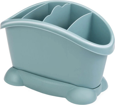 Органайзер для столовых приборов Эльфпласт ЕР030 (серый/голубой)