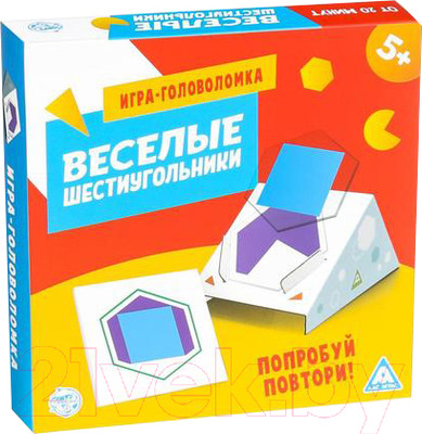 Игра-головоломка Лас Играс Веселые шестиугольники / 6960915