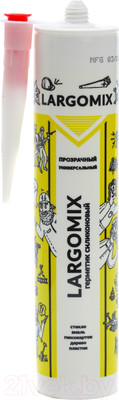 Герметик силиконовый Largomix Универсальный LRX012 (280мл, прозрачный)