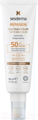 Крем солнцезащитный Sesderma Repaskin Silk Touch Colour С нежностью шелка SPF50 (50мл)