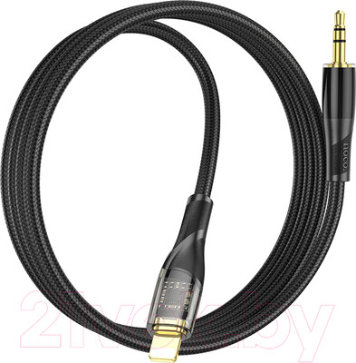 Кабель Hoco UPA25 Lighting - Jack (M) (1м, черный)
