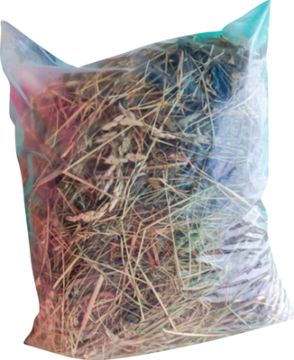 Сено для птиц и грызунов Грызуняшка Луговое прессованное (500г)