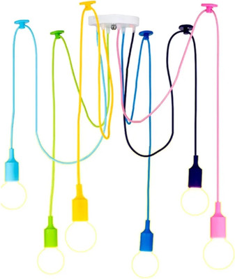 Люстра Sipl Loft Паук на 6 ламп ZD74L (радуга)