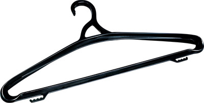 Пластиковая вешалка-плечики Darel BO0150 (р.48-50, черный)